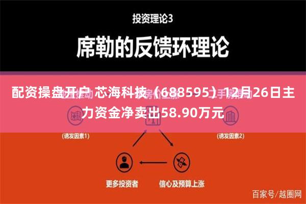 配资操盘开户 芯海科技（688595）12月26日主力资金净卖出58.90万元